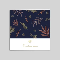 Carte De Vœux Entreprise Nature^Planet cards Imprimé de Fleurs
