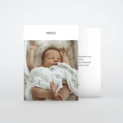 Carte Remerciement Naissance Classique^Planet cards Innocence
