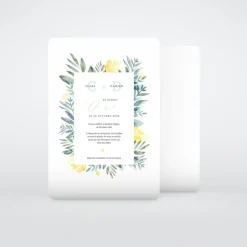 Faire-part Mariage Champêtre^Planet cards Instant Nature