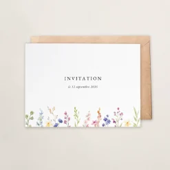 Carte D'invitation Mariage^Planet cards Jardin de Fleurs