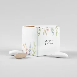Boîte À Dragées Mariage^Planet cards Jardin de Fleurs