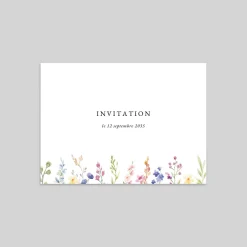 Carte D'invitation Mariage^Planet cards Jardin de Fleurs