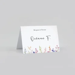 Marque-place Mariage^Planet cards Jardin de Fleurs