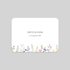 Carte D'invitation Mariage^Planet cards Jardin de Fleurs