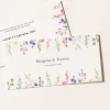 Faire-part Mariage Champêtre | Gamme Complète^Planet cards Jardin de Fleurs et aquarelle