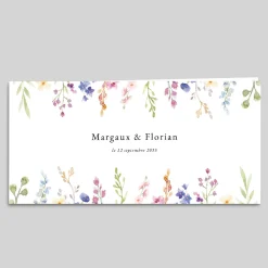 Faire-part Mariage Champêtre | Gamme Complète^Planet cards Jardin de Fleurs et aquarelle