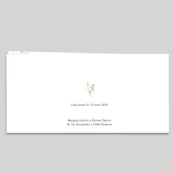 Faire-part Mariage Champêtre | Gamme Complète^Planet cards Jardin de Fleurs et aquarelle