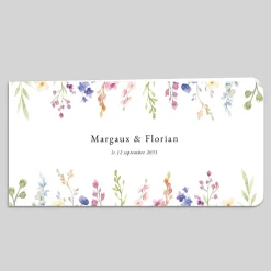 Faire-part Mariage Champêtre | Gamme Complète^Planet cards Jardin de Fleurs et aquarelle