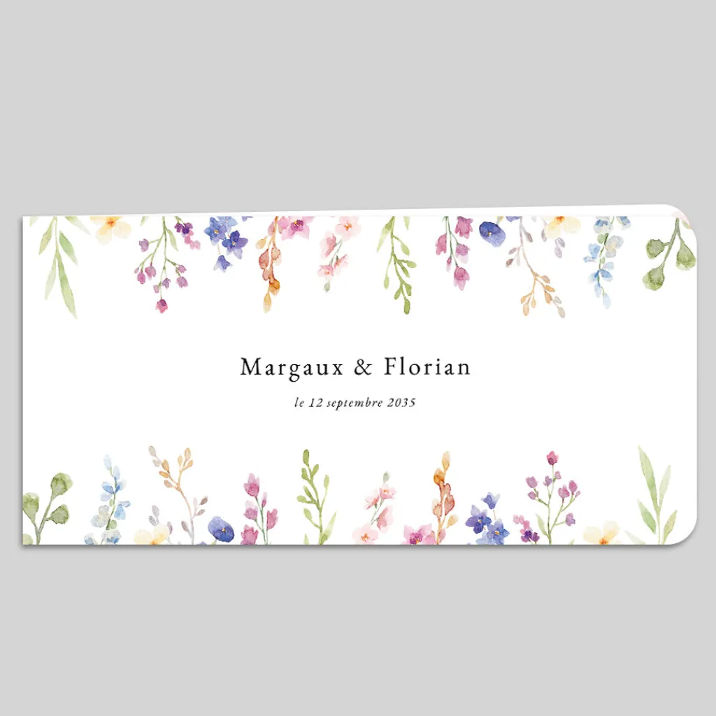 Faire-part Mariage Champêtre | Gamme Complète^Planet cards Jardin de Fleurs et aquarelle