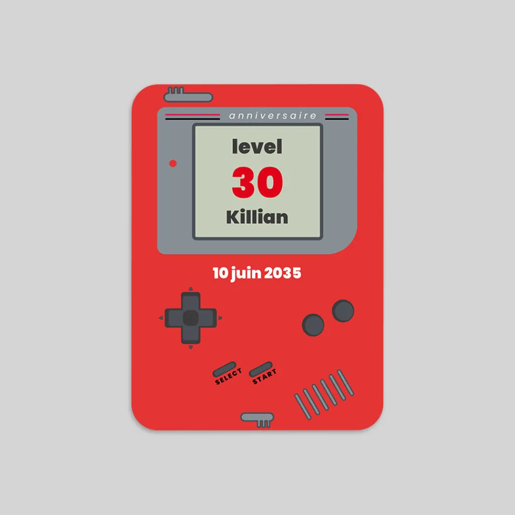 Carte Invitation Anniversaire Adulte Moderne | Carte Invitation Anniversaire Adulte Originale^Planet cards Jeux vidéos