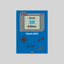 Carte Invitation Anniversaire Adulte Moderne | Carte Invitation Anniversaire Adulte Originale^Planet cards Jeux vidéos