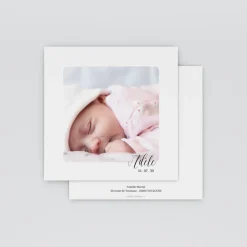 Faire-part Naissance Fille^Planet cards Joli bébé