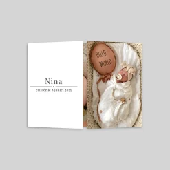 Faire-part Naissance Fille | Faire-part Naissance Garçon^Planet cards Joli Détail et Pictogrammes