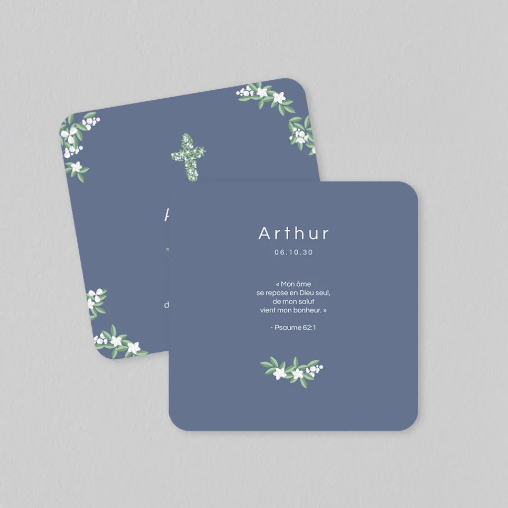 Images Communion^Planet cards Jolie Couronne Fleurie