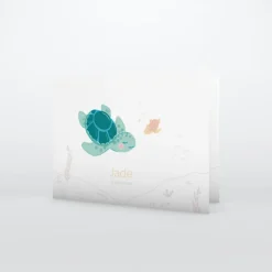 Faire-part Naissance Animaux | Faire-part Naissance Fille^Planet cards Jolie Tortue Fille