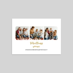 Carte De Vœux Famille^Planet cards Jolie Typo Voeux Et Famille