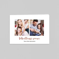 Carte De Vœux Famille^Planet cards Jolie Typo Voeux Multiphoto