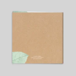 Carte De Vœux Entreprise Nature^Planet cards Jolies Feuilles Vertes