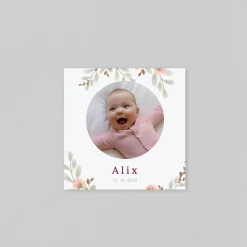 Faire-part Naissance Original | Faire-part Naissance Fille^Planet cards Jolies fleurs des champs