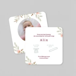 Faire-part Naissance Original | Faire-part Naissance Fille^Planet cards Jolies fleurs des champs