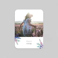 Carte Remerciement Communion^Planet cards Jolis Delphiniums