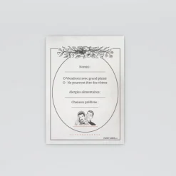 Coupon-réponse Mariage^Planet cards Journal ancien