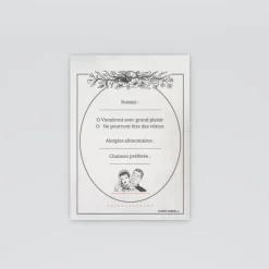 Coupon-réponse Mariage^Planet cards Journal ancien