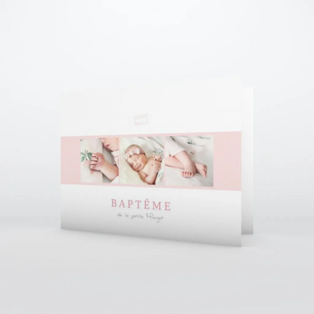 Faire-part Baptême Civil | Faire-part Baptême Fille^Planet cards Journée de Princesse