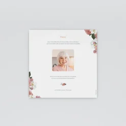 Carte Remerciement Décès^Planet cards Juif Couronne de Fleurs