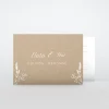Coupon-réponse Mariage^Planet cards Kraft champêtre