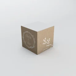 Boîte À Dragées Mariage^Planet cards Kraft champêtre