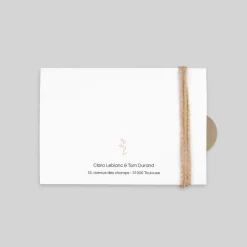 Faire-part Mariage Champêtre | Gamme Complète^Planet cards Kraft champêtre