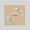 Faire-part Mariage Champêtre^Planet cards Kraft Et Fleurs Roses