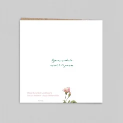 Faire-part Mariage Bohème | Faire-part Mariage Champêtre^Planet cards Kraft Et Fleurs Vintage