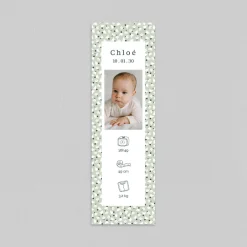 Faire-part Naissance Fille^Planet cards Kraft et Perce-neige