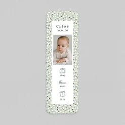 Faire-part Naissance Fille^Planet cards Kraft et Perce-neige