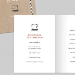 Livret De Baptême^Planet cards Kraft Hipster