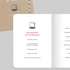 Livret De Baptême^Planet cards Kraft Hipster