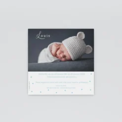 Faire-part Naissance Garçon^Planet cards Kraft Multi Photo