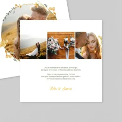 Carte Remerciement Mariage Champêtre^Planet cards La Famille Champêtre