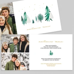 Carte De Vœux Nature^Planet cards La Forêt Hivernale Photo
