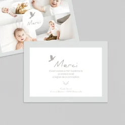 Carte Remerciement Baptême Animaux^Planet cards La petite Colombe