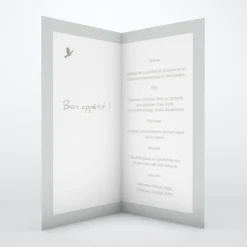 Menu Baptême^Planet cards La Petite Colombe