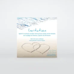 Carte D'invitation Mariage^Planet cards La plage