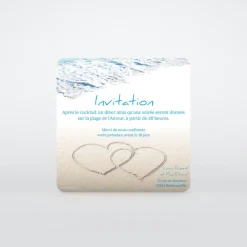 Carte D'invitation Mariage^Planet cards La plage