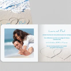 Faire-part Mariage Original | Gamme Complète^Planet cards La plage