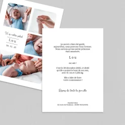 Faire-part Naissance Fille | Faire-part Naissance Garçon^Planet cards La première rencontre
