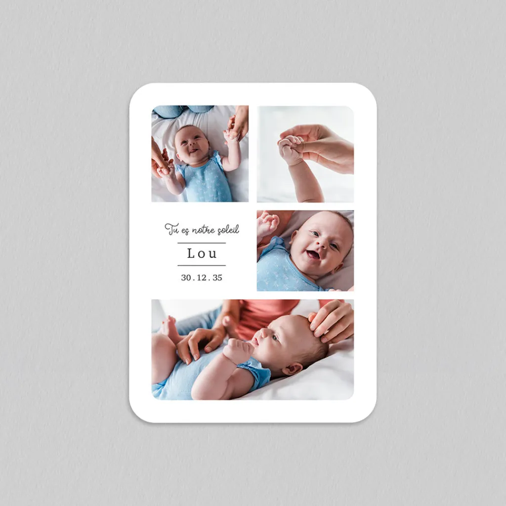 Faire-part Naissance Fille | Faire-part Naissance Garçon^Planet cards La première rencontre