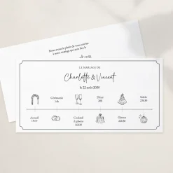 Faire-part Mariage Original | Gamme Complète^Planet cards La Timeline de Mariage