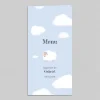 Menu Baptême^Planet cards Lainage Nuage